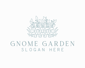 Backyard Garden Grass logo design