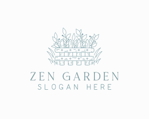 Backyard Garden Grass logo design