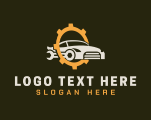 Cogwheel Wrench Car logo