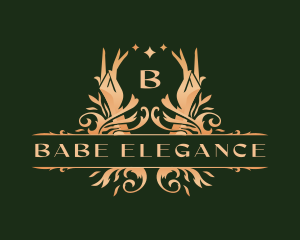 Luxury Hand Beauty logo design