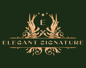 Luxury Hand Beauty logo design