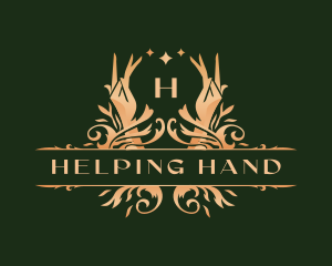 Luxury Hand Beauty logo design