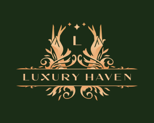 Luxury Hand Beauty logo design