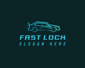 Fast Racing Car logo design