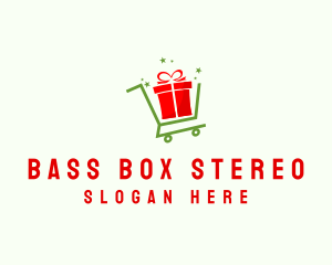 Gift Box Cart  logo design