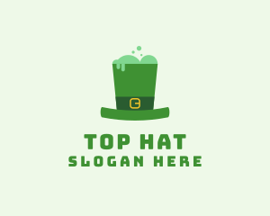 Leprechaun Top Hat  logo design