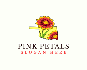 Oklahoma Blanket Flower logo design