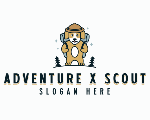 Adventure Camper Dog logo design