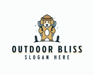 Adventure Camper Dog logo design