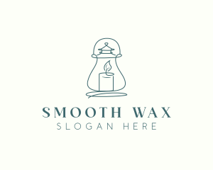 Wax Candle Lantern logo design