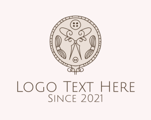 Fabric - Embroidery Boutique Handicraft logo design