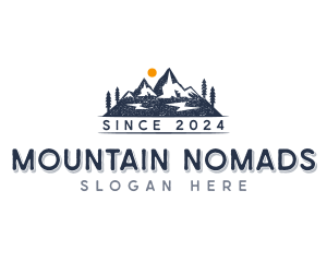 Outdoor Peak Mountaineering logo design