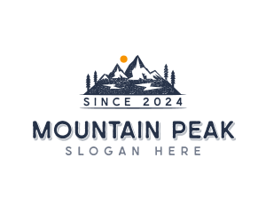 Outdoor Peak Mountaineering logo design