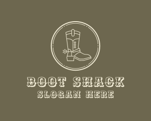 Western Cowboy Boot logo