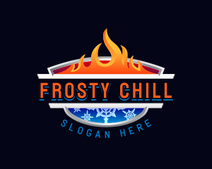 Ice Fire Thermal logo design