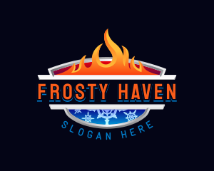 Ice Fire Thermal logo design