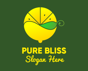 Lemon Tea Leaf logo design