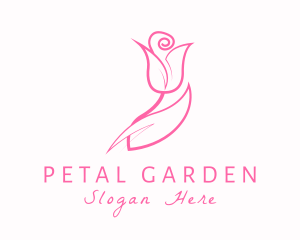 Rose Flower Fragrance logo design