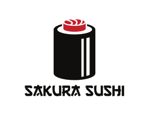 Japanese Sushi Roll logo design