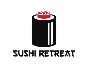 Japanese Sushi Roll logo design