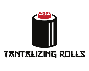 Japanese Sushi Roll logo design