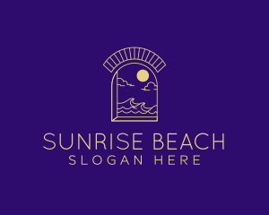 Beach Resort Gateway logo design