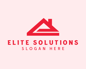 Realtor House Letter E logo design