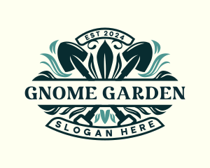 Gardening Shovel Landscaping logo design