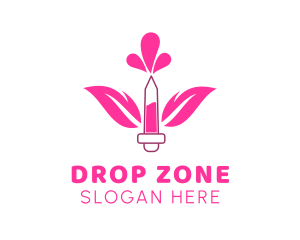 Floral Perfume Droplet logo