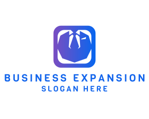 Businessman Suit Fashion logo