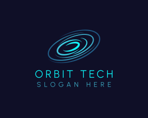 Orbit Ripple Cyber logo design