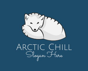 Wild Arctic Fox logo design