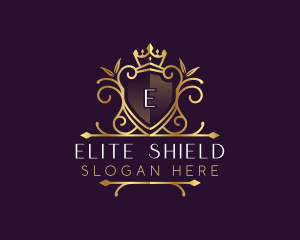 Royal Shield Ornament logo design