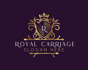 Royal Shield Ornament logo design