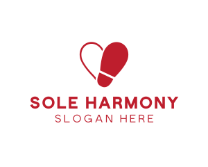 Shoe Sole Heart logo