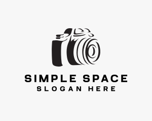 Camera Minimalist Media logo design