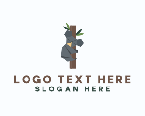 Koala Zoo Origami logo