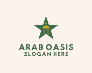 Arabic Mosque Star logo design