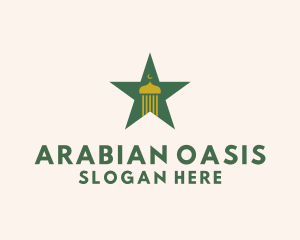 Arabic Mosque Star logo design