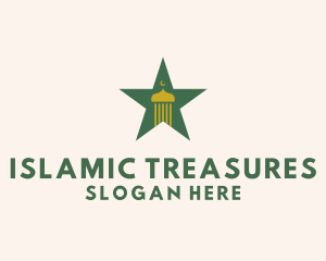 Arabic Mosque Star logo design