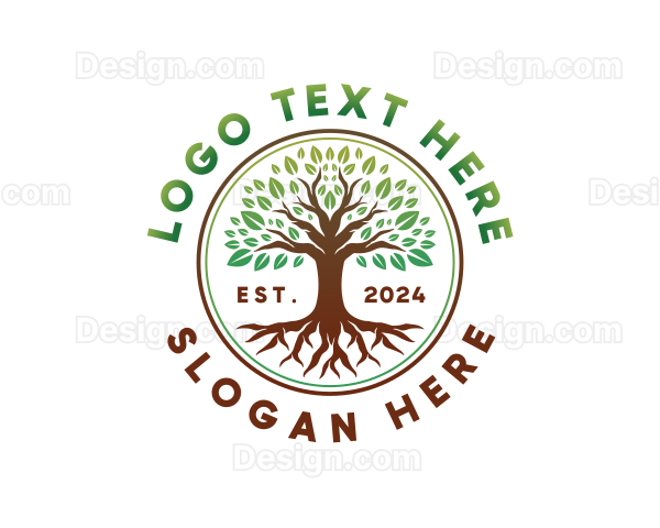 Leaf Tree Organic Logo