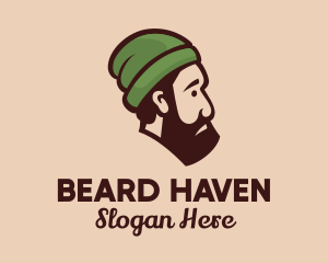 Beanie Beard Man  logo design