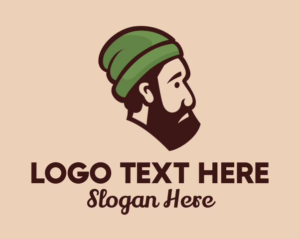 Bearded logo example 3