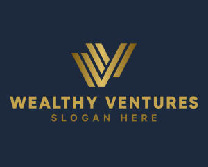 Financial Investment Partner Letter W logo design