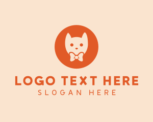 Orange Kitty Cat Logo