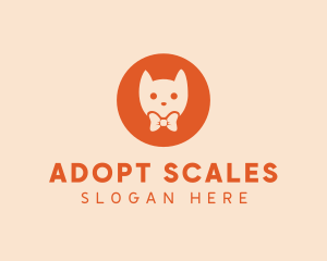 Orange Kitty Cat logo design