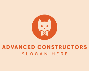 Orange Kitty Cat logo design