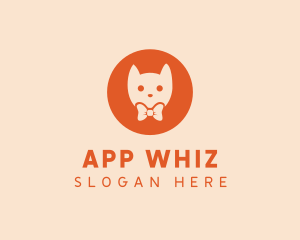 Orange Kitty Cat logo design