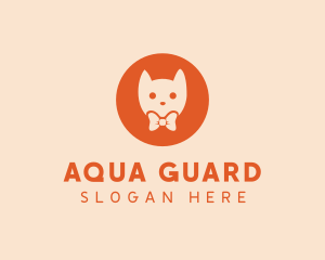 Orange Kitty Cat logo design