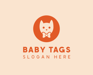 Orange Kitty Cat logo design